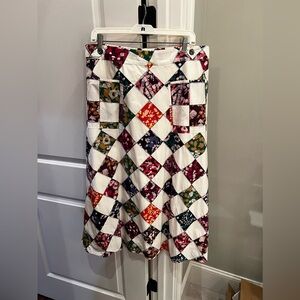 Quilted skirt from Anthropologie XL